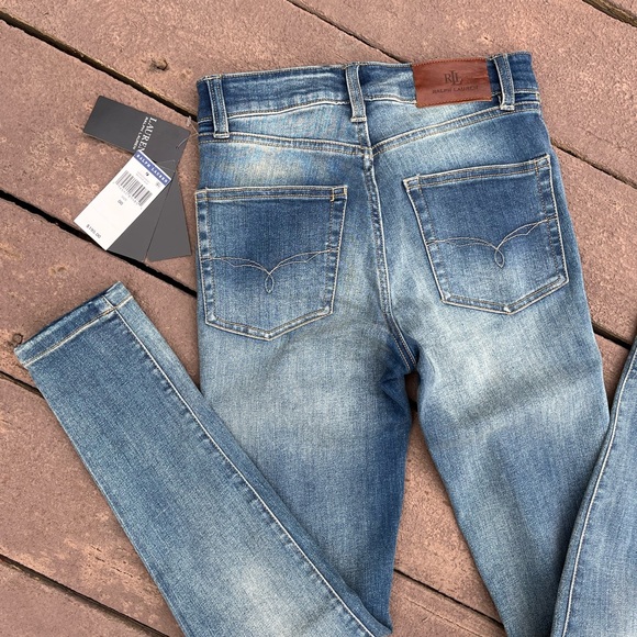 Lauren Ralph Lauren Mojave Blue Wash Jeans - Picture 5 of 15